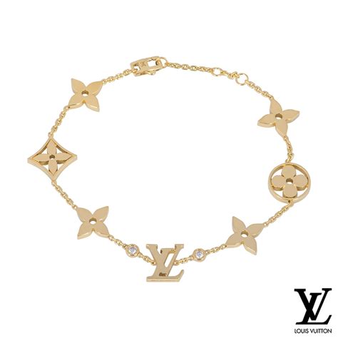 louis vuitton armbandje goud|louis vuitton diamond bracelet.